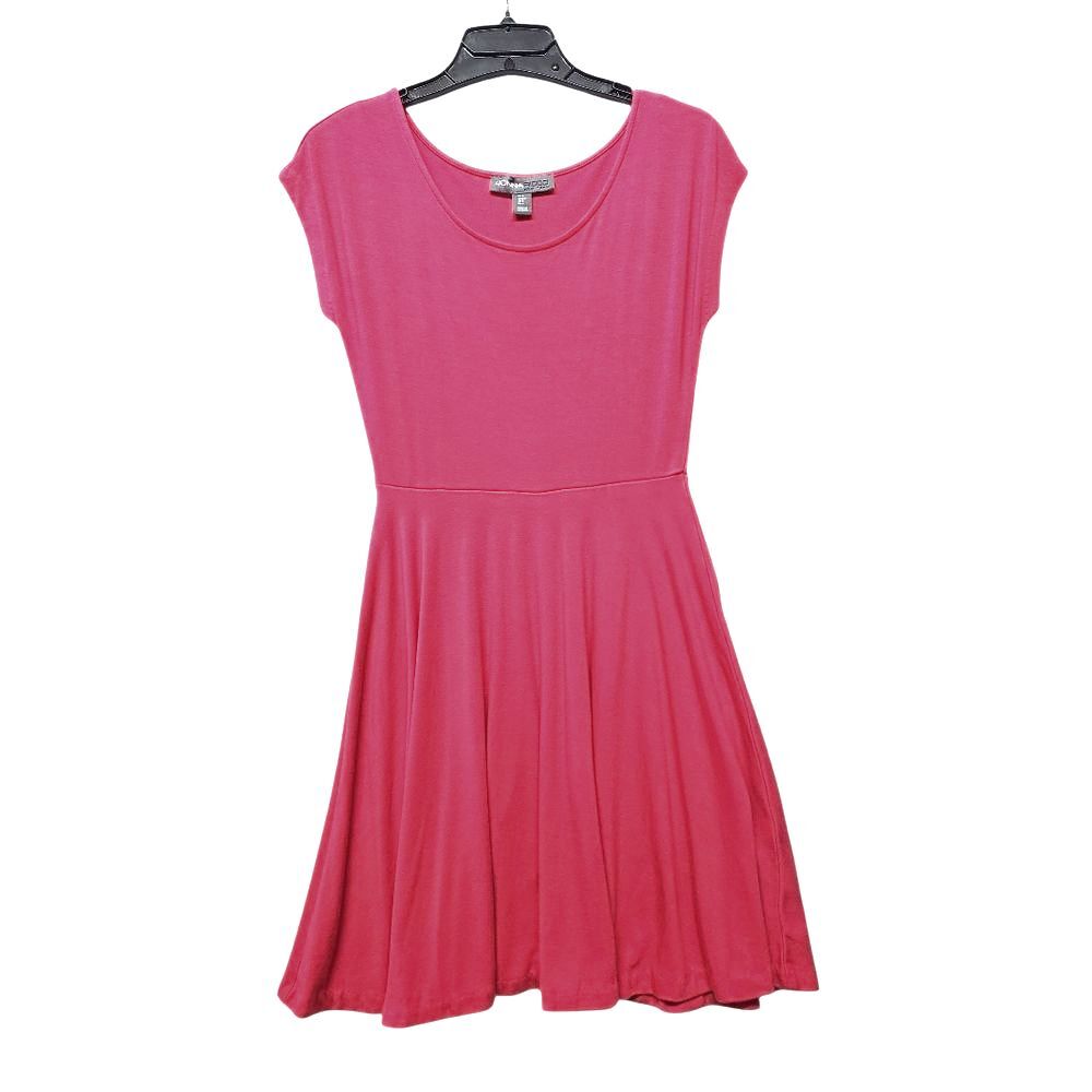 Donna Ricco Pink Fit & Flare Mini Stretchy Dress SMALL